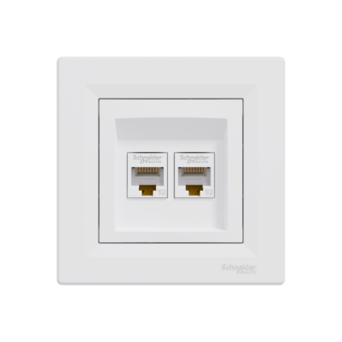 Double prise de communication RJ45