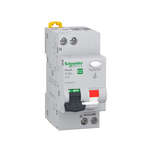 Easy9 RCBO XP 1P+N 4500 AC 300mA C 10A