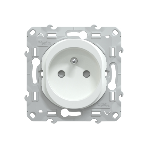 Ovalis - prise de courant à puits 2P+T 16A